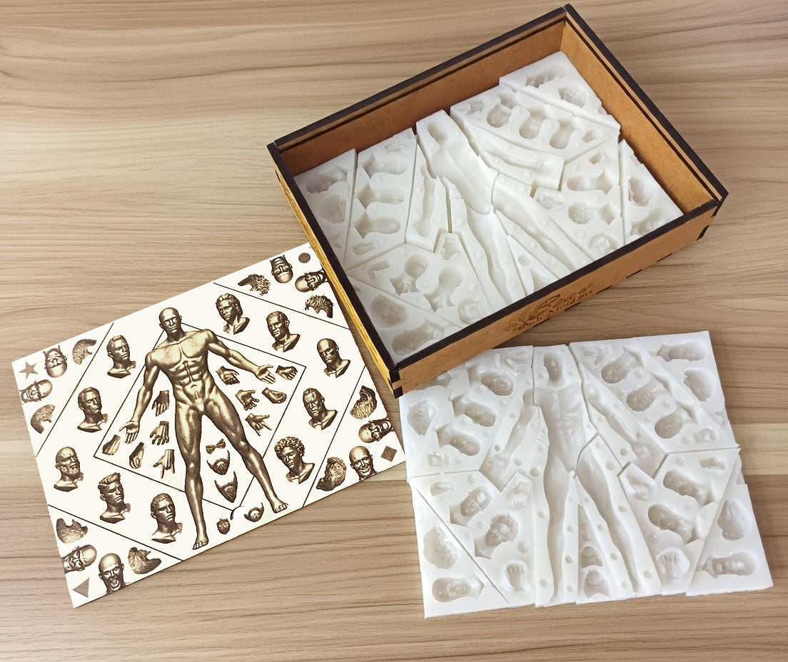 Full Beau Body Mold Set with Collectors Box