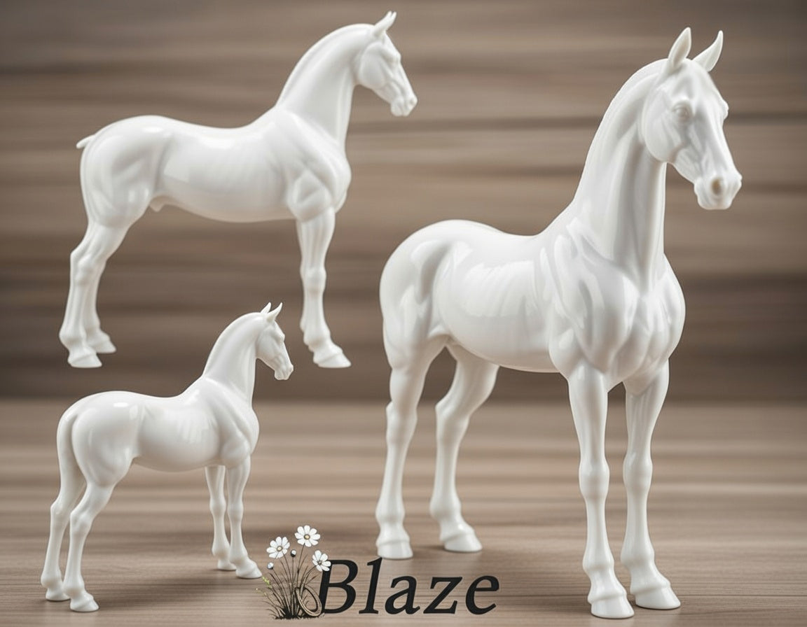Blaze Horse Mold with Collectors Box