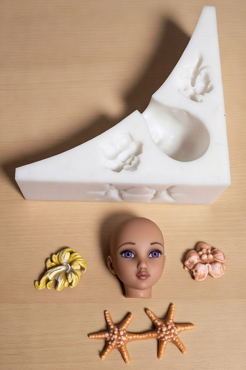 Mermaid faces and tops