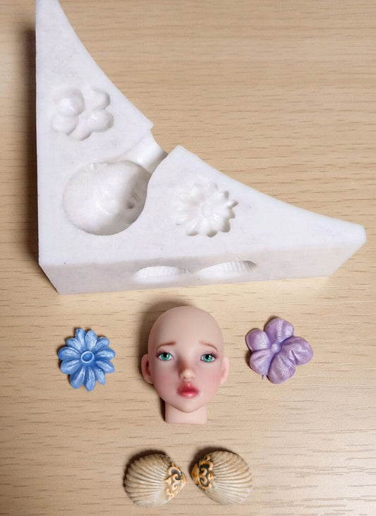 Mermaid faces and tops