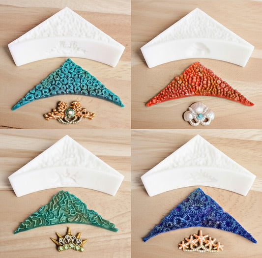 Coral textures and Mermaid Crowns