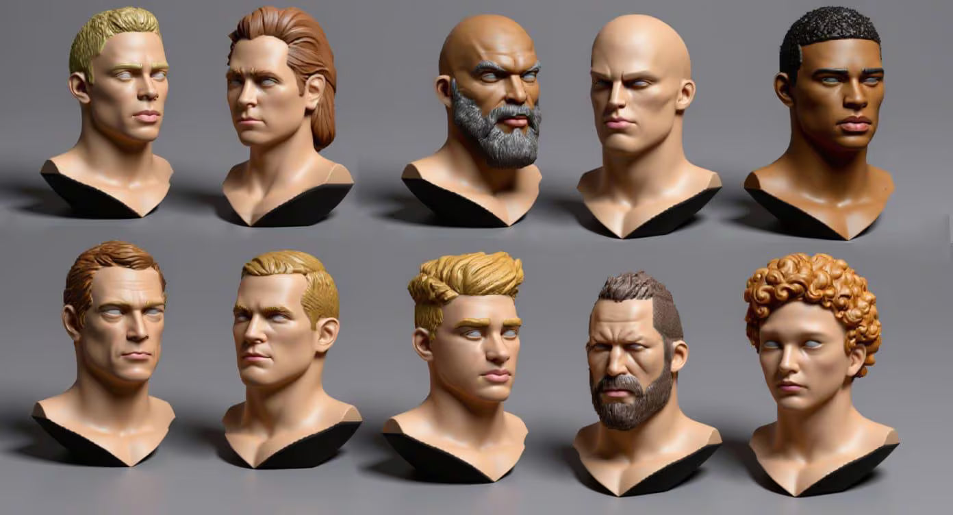 Full Beau Body Mold Set with Collectors Box